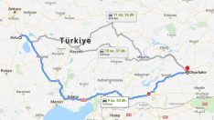 Kulu Diyarbakır Arası Kaç Km